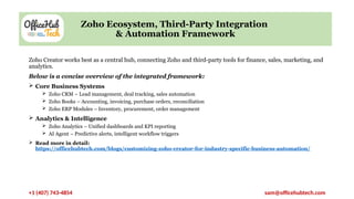 Customizing Zoho Creator for Industry-Specific Business Automation.pptx