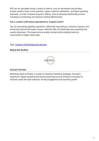 Custom LLM Development Services Explained: A Complete Enterprise Guide ...