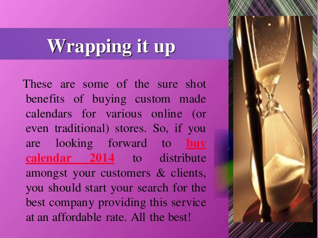 Custom made calendars making waves as promotional products