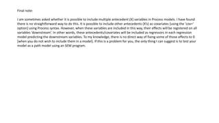 Process Macro Model 9 Custom mediation models using Process macro An introduction 2023.pptx