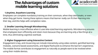 custom mobile learning solutions for strengthening... Custom Mobile Learning Solutions and mLearning for Smarter Employee ...