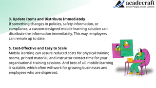 Custom Mobile Learning Solutions and mLearning for Smarter Employee ...