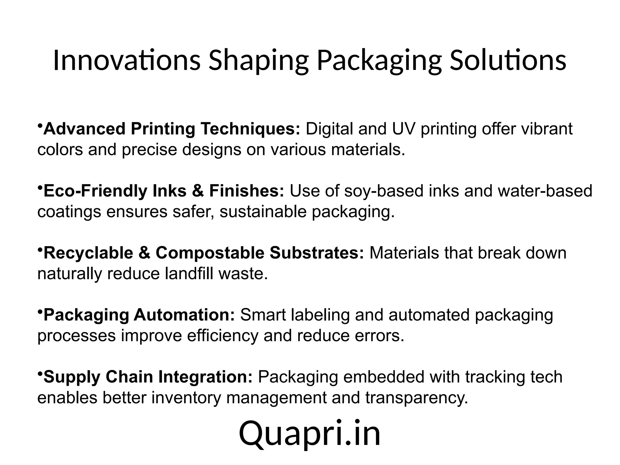 Custom packaging solutions trends and innovations for 2025 pptx