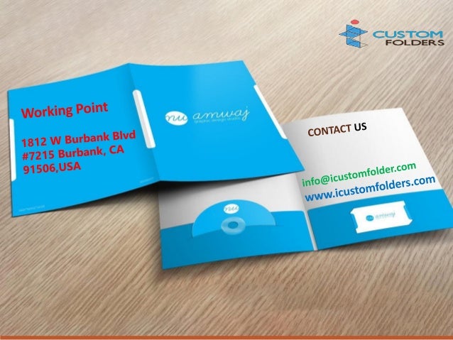 Christmas two pocket folders