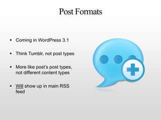 Custom Post Types and Taxonomies | PPT