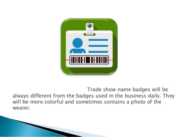 Trade show Name Badges