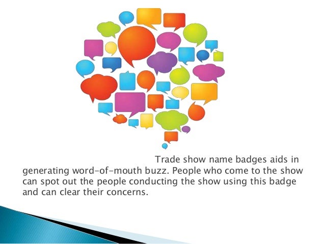 Trade show Name Badges