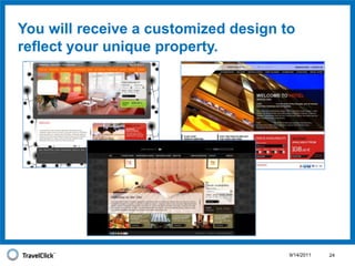 Because your website generates the highest net revenue of any channel, an investment to maximize website bookings will improve your economics. 9/14/201111choose slide 11 OR 12Limited Service PropertyAverage Revenue per booking – net revenue to hotelProperty websites drive the highest ADR