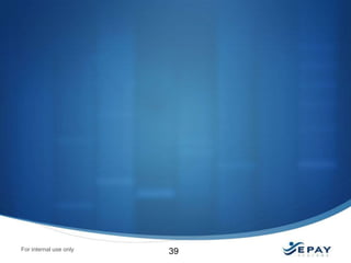 For internal use only

39

 