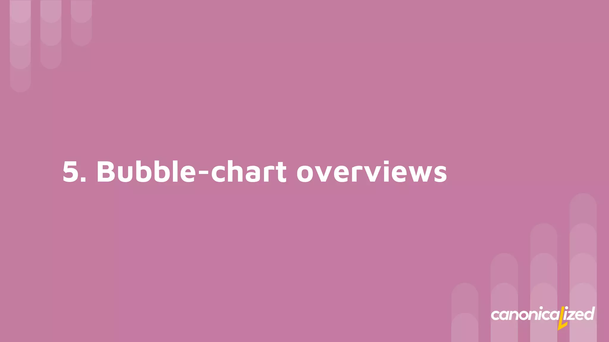 5. Bubble-chart overviews
 