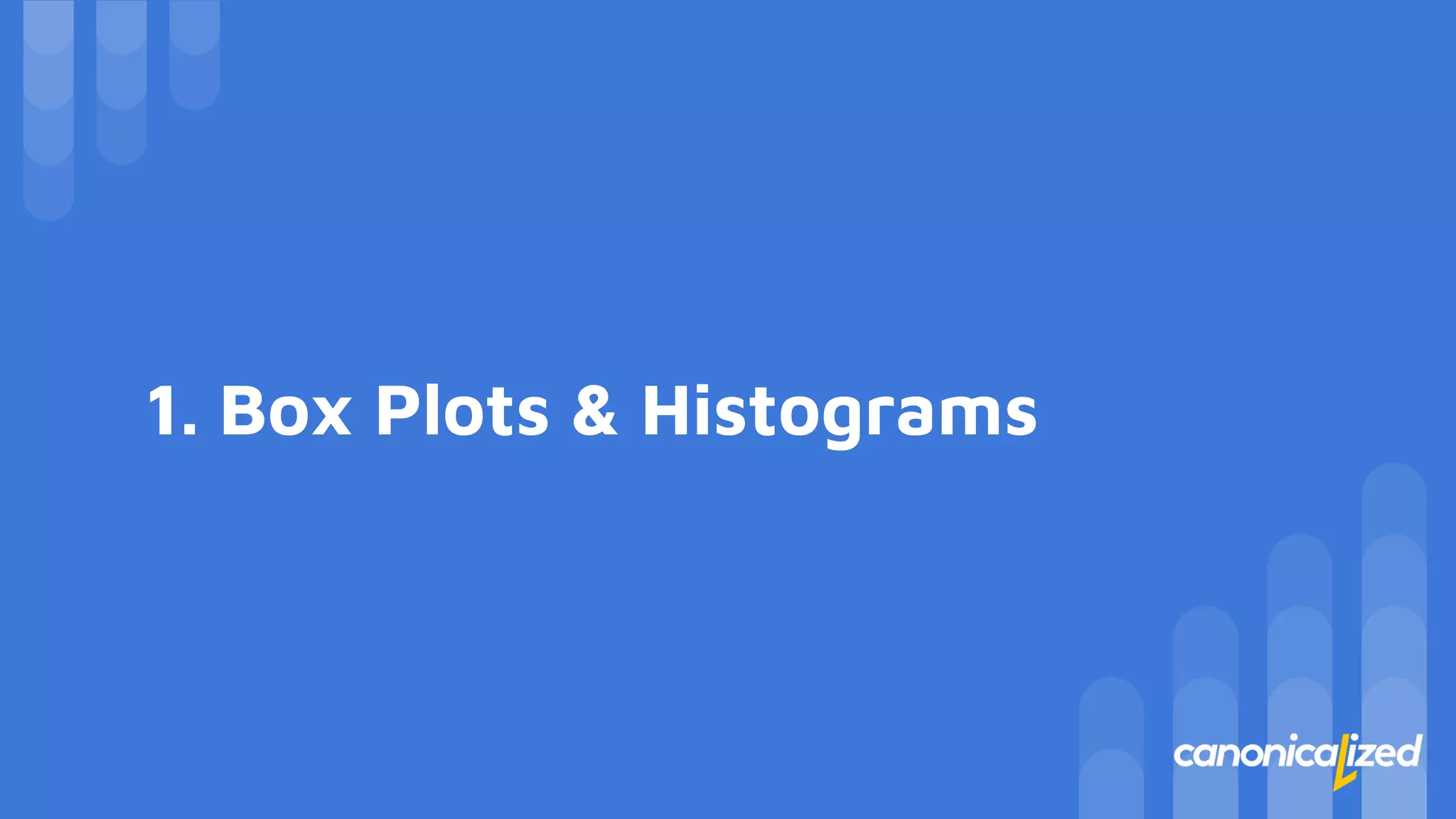 1. Box Plots & Histograms
 