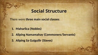 Social Structure and Customs of the Tagalogs in Pre-Colonial ...