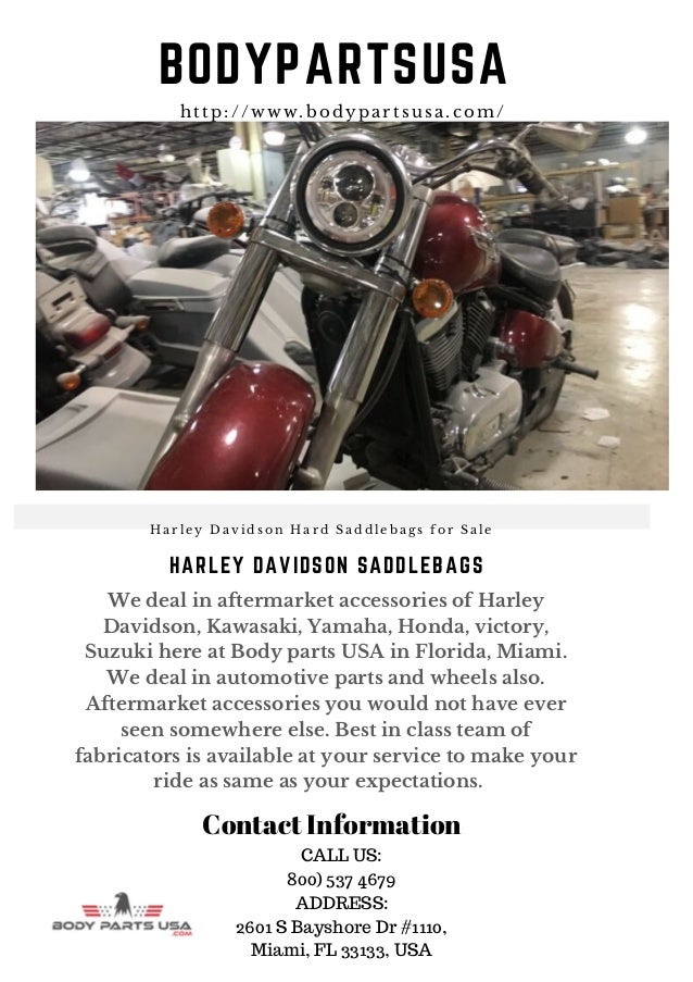 used harley saddlebags
