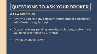 What Are Customs Brokers & Freight Forwarders? | PDF