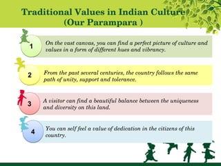 Culture, Customs and Traditions of India