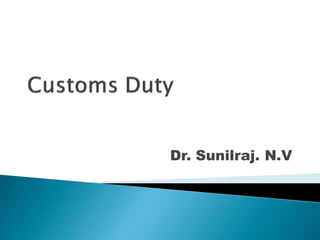 Dr. Sunilraj. N.V
 