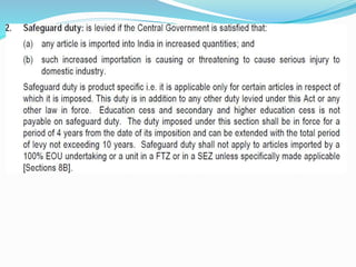 Customs duty classification