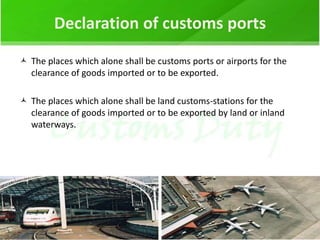 Customs duty in pakistan | PPTX