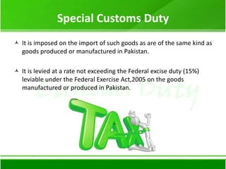 Types Of Custom Duty In Pakistan – VIXG