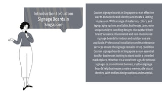 Custom Signage Specialist In Singapore.pdf