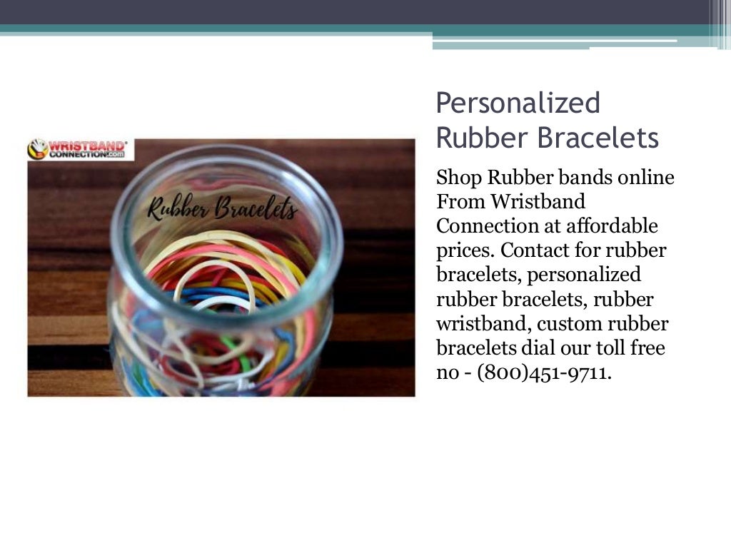 Personalized Rubber Bracelets Online in Houston