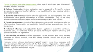 Custom Software Application Development | PDF