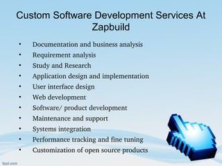 Custom software development | PPT