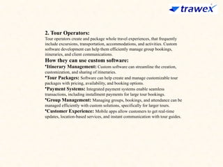 CUSTOM SOFTWARE DEVELOPMENT | CUSTOM TRAVEL TECH SOLUTION | PPTX