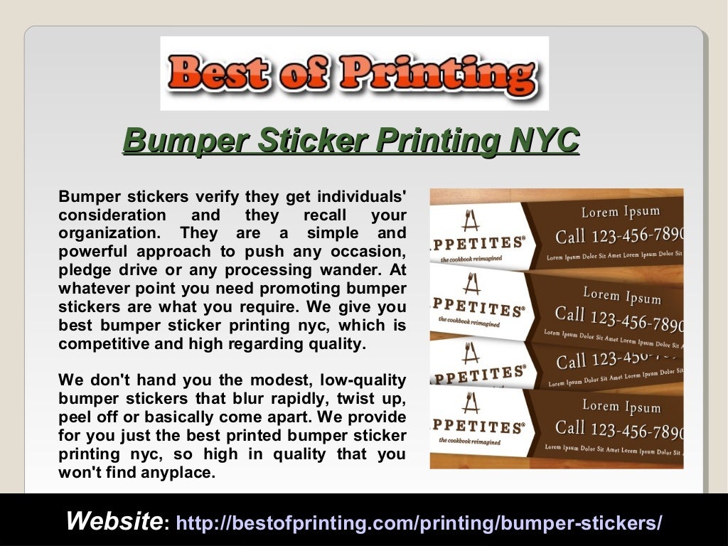 Custom sticker printing nyc