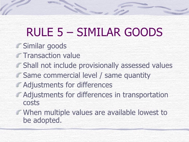 Customs Valuation PPT Mr Vaitheeswaran