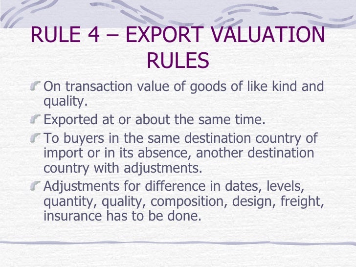 Customs Valuation PPT Mr Vaitheeswaran