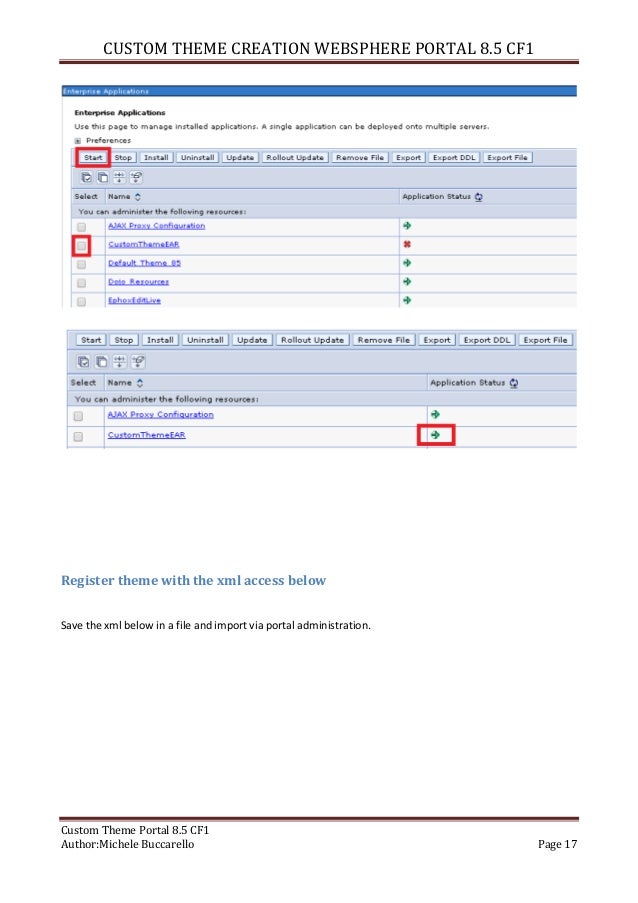 custom theme creation websphere portal 8.5 custom theme creation websphere portal 8.5, Presentation templates