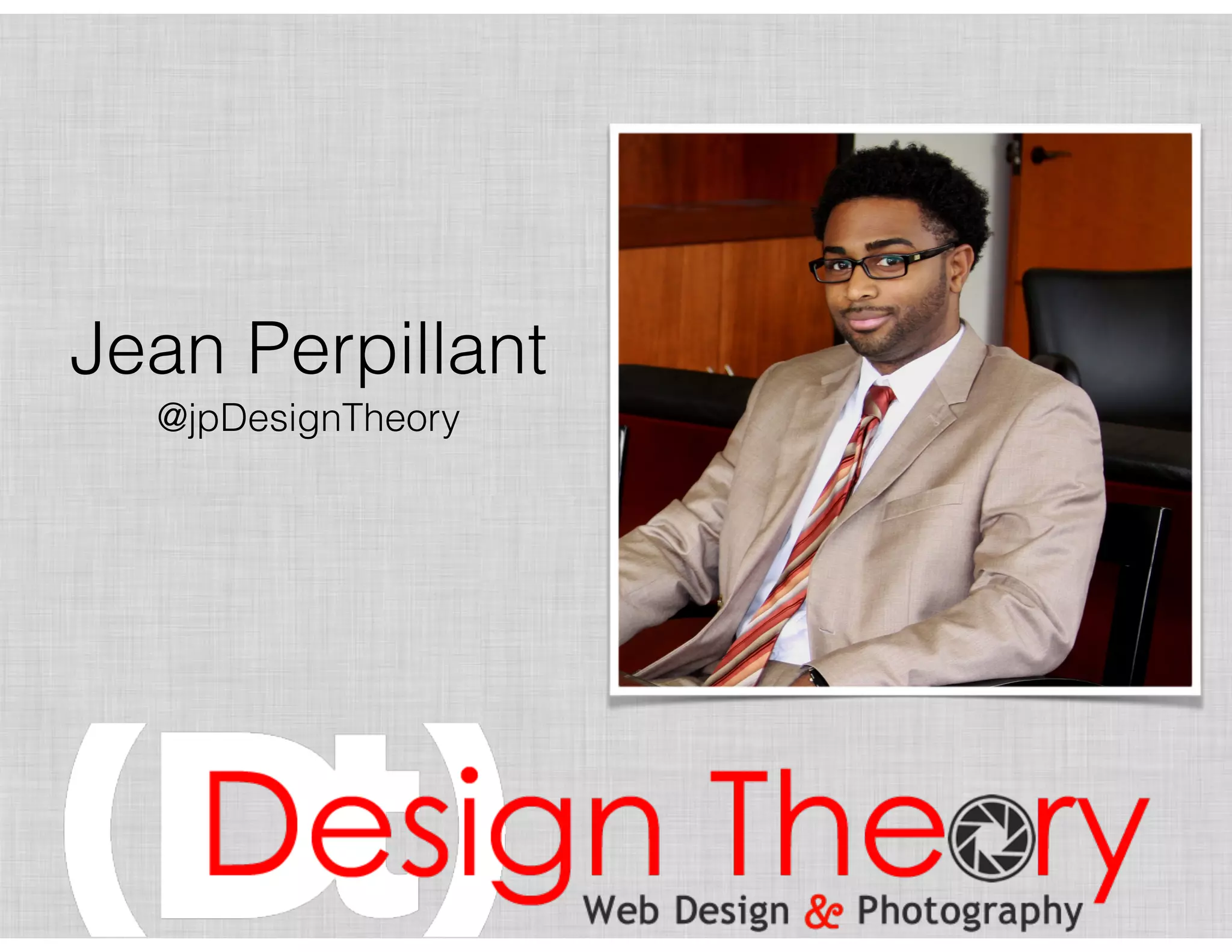 Jean Perpillant
@jpDesignTheory
 