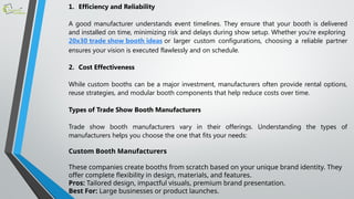 Custom trade show exhibits in Los Angeles & trade show booth ideas.pptx