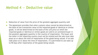 Custom valuation | PPTX