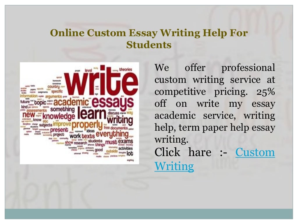 essay writing help for students