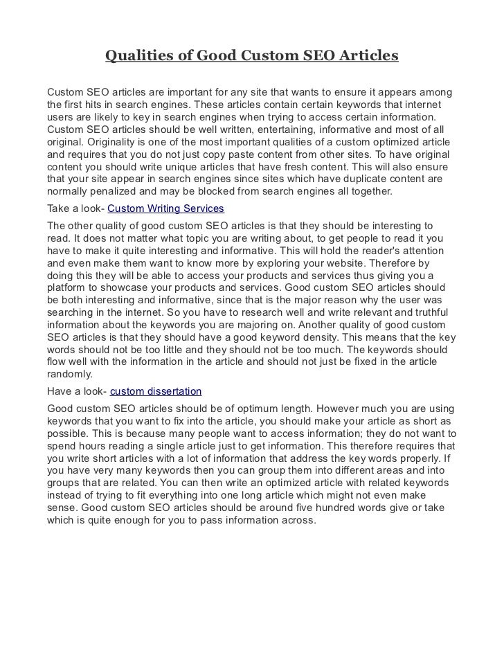 Custom written papers writing service