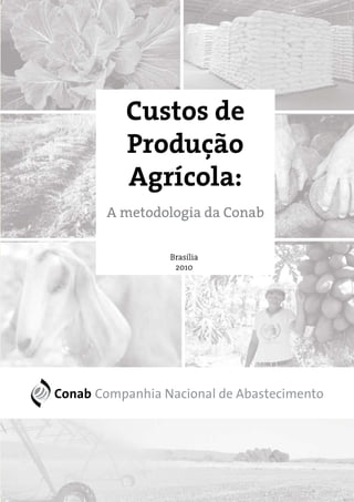 Custos de
Produção
Agrícola:
A metodologia da Conab
Brasília
2010
 