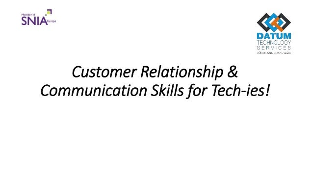 customer relation skills for techies customer relation skills for techies