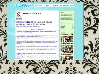 Comcast Cares /Twitter / TechCrunch 