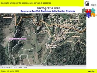 Basata su GeoWeb Publisher della Bentley Systems Cartografia web 