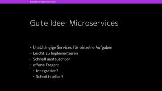 plan code build test release deploy operate
DevOps Toolchain
Funktionen der Tools und die DevOps Toolchain
• continuous integration, test automation
• integration tests
• acceptance tests
 