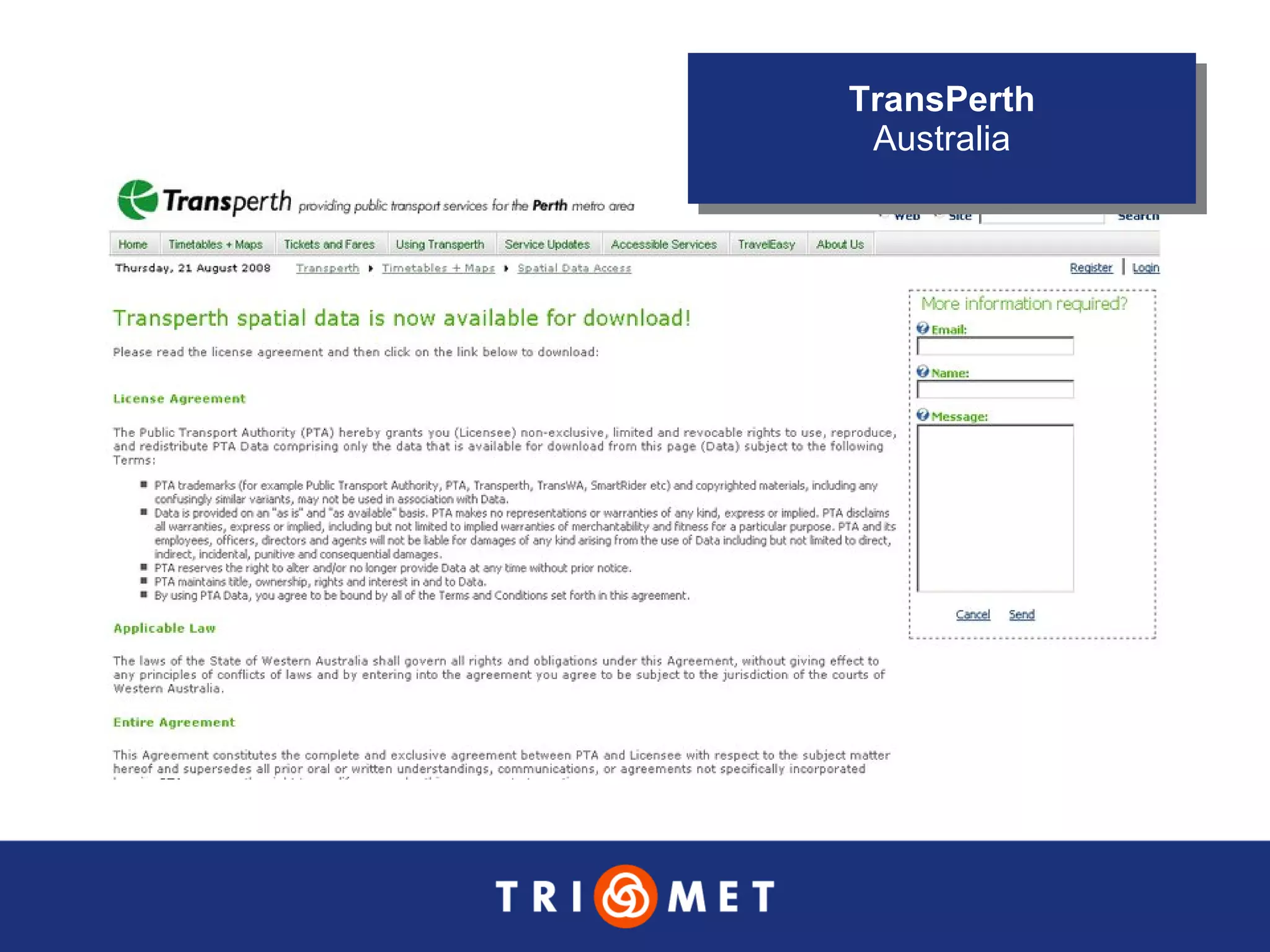 TransPerth Australia 