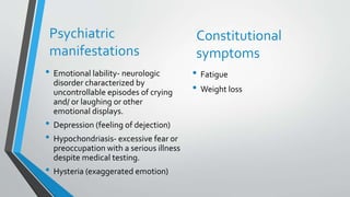 Cutaneous Manifestations of Vitamin C Deficiency | PPTX