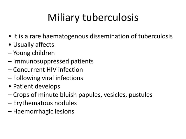 Cutaneous tuberculosis ( SKIN TB ) | PPT