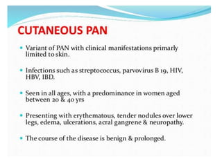Cutaneous vasculitis