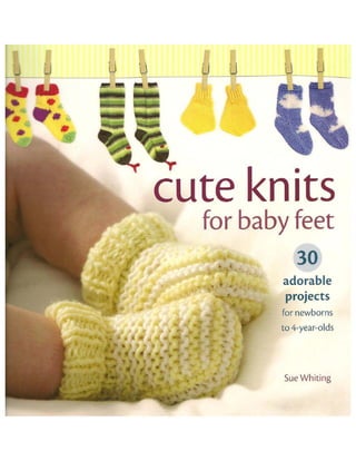 Revista Cute knits for baby feet