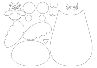 Cute owl template