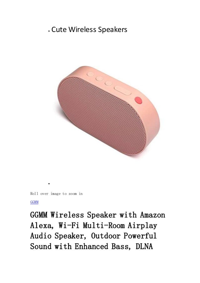 cute wireless speaker