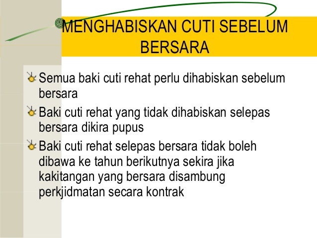 Contoh Surat Mohon Sijil Baki Akhir
